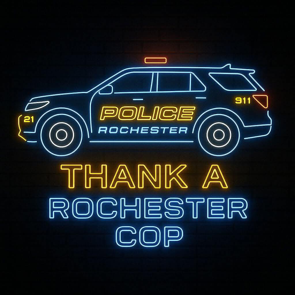 Rochester Thank A Cop Logo